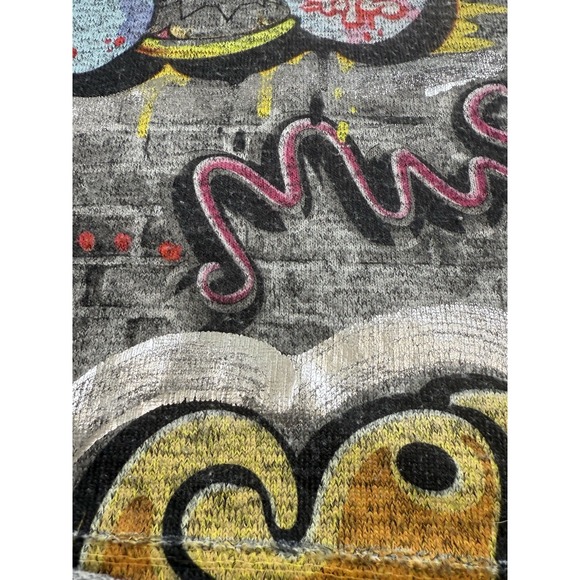 Graffiti‎ Art Subway 90's 80's Women's Size 2XL Sweater Pullover Made In Italy - Picture 3 of 16